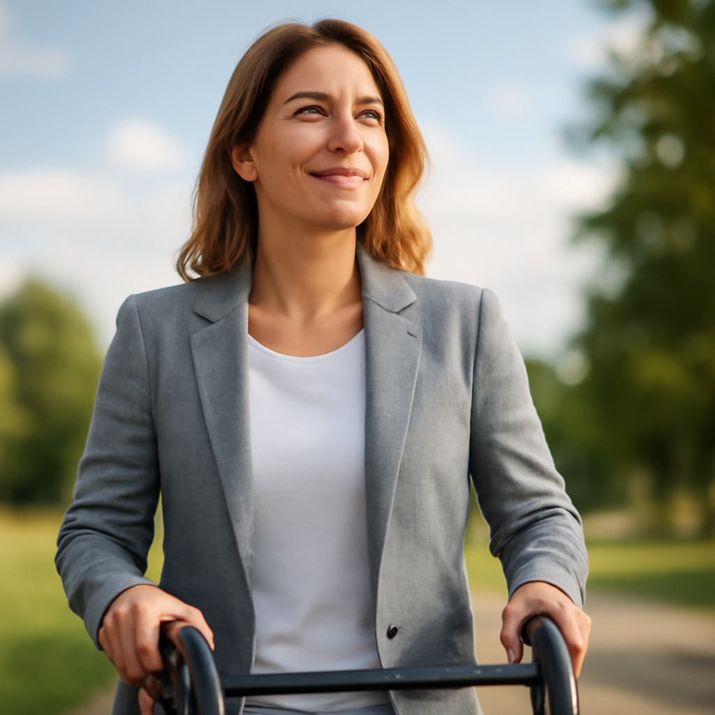 Rasentrimmer – Anwendung im Garten (KI)